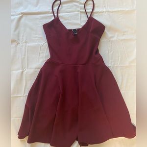 Windsor maroon/burgundy a-line dress